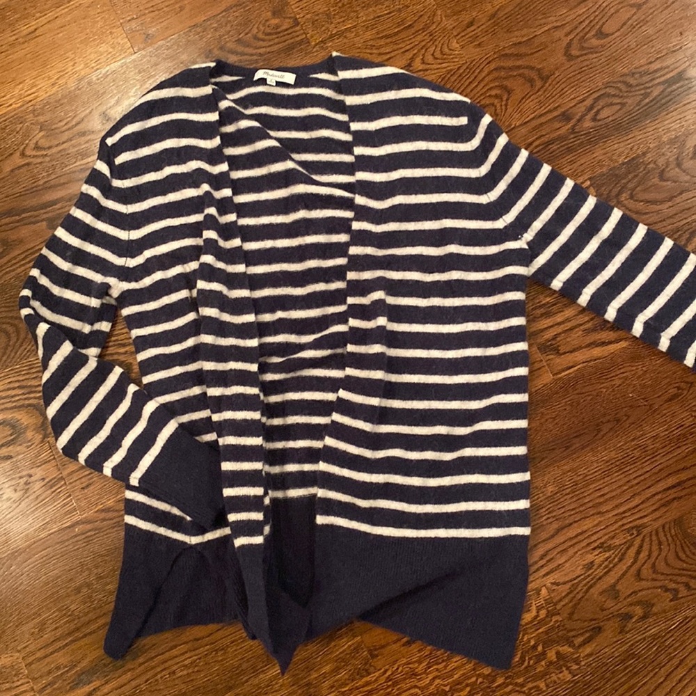 Madewell striped cardigan